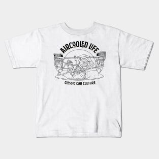 Aircooled Life - Aircooled engine Kids T-Shirt